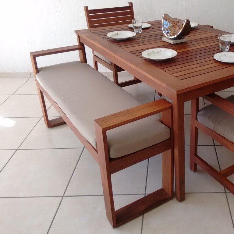 Banca de madera para exterior- arkideck