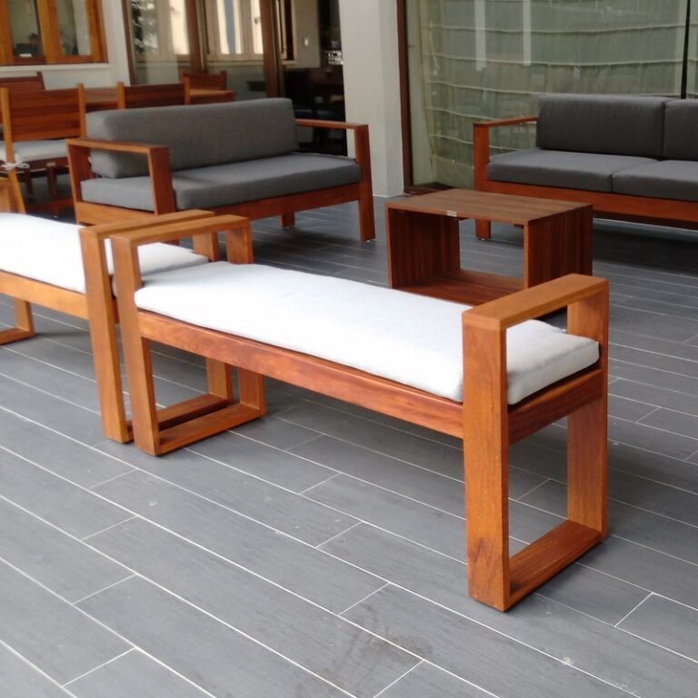 Banca de madera para exterior- arkideck