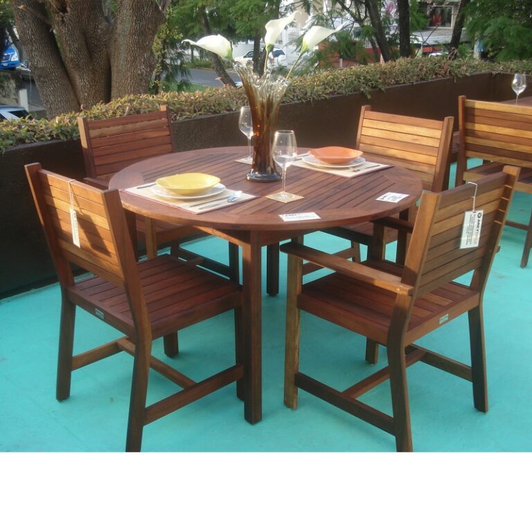 Comedor de madera para terraza de 4 personas- arkideck