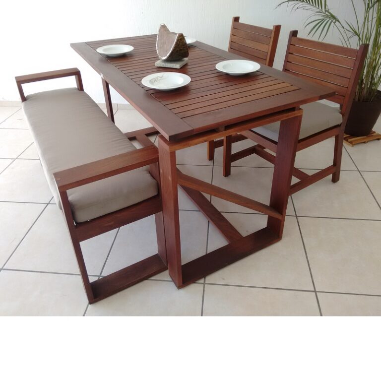 Comedor de madera para exterior- arkideck