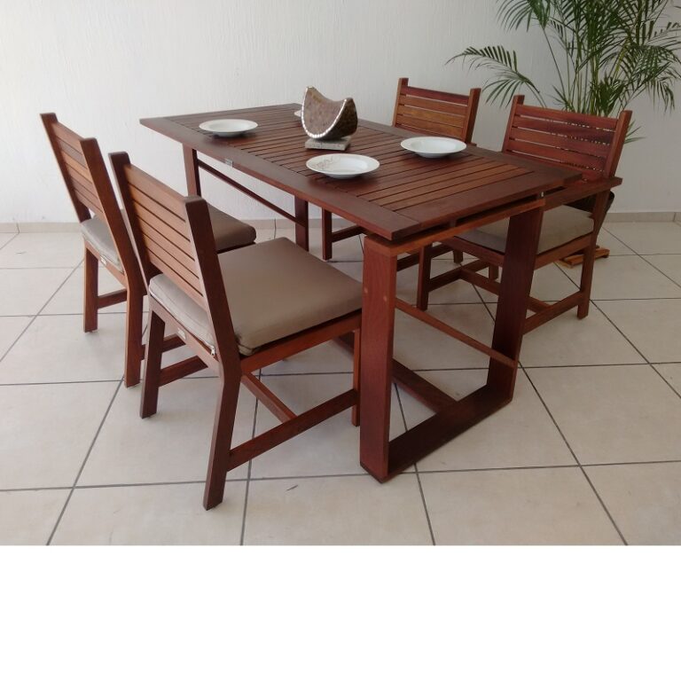Comedor de madera para exterior- arkideck