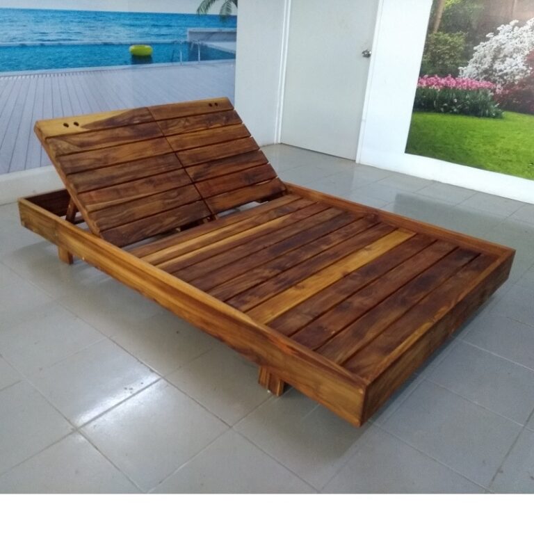 Camastro de madera doble- arkideck