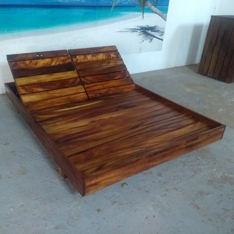 Camastro de madera doble- arkideck