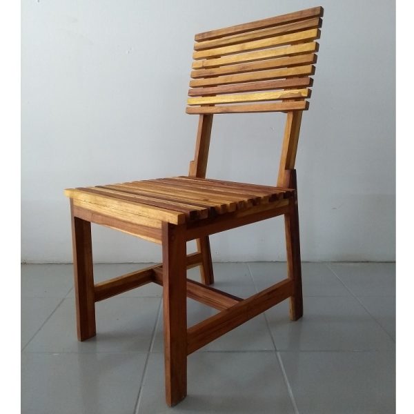 silla de madera para jardin- arkideck