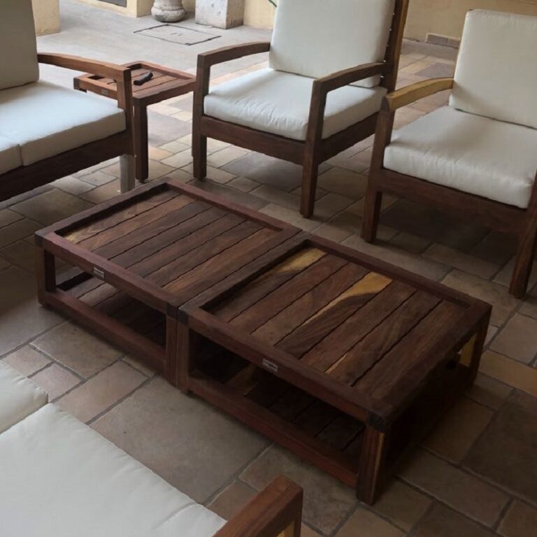 Mesa de centro de madera para exterior- arkideck