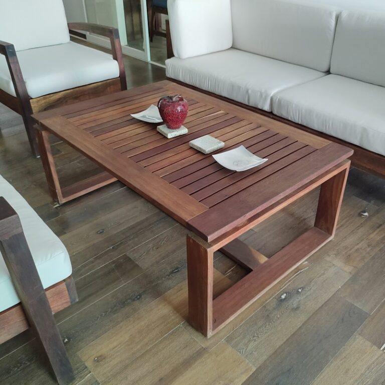 Mesa de centro de madera para exterior- arkideck