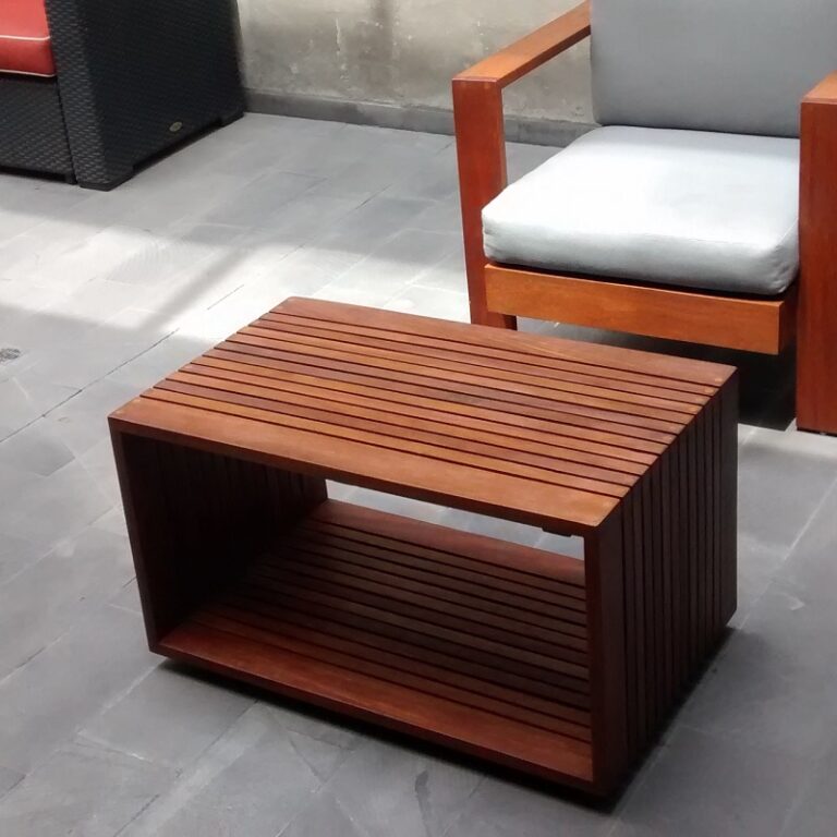 Mesa de centro de madera para exterior- arkideck