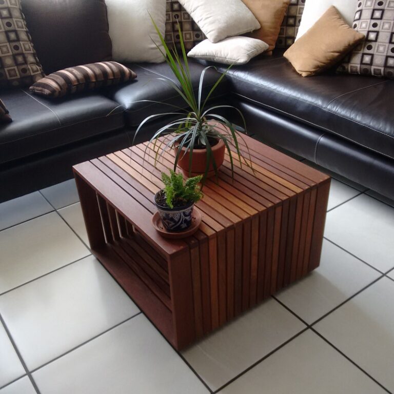 Mesa de centro de madera para exterior- arkideck