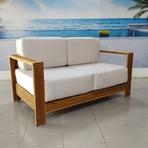 Love seat de madera para exterior- arkideck