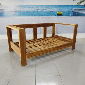 Love seat de madera para exterior- arkideck