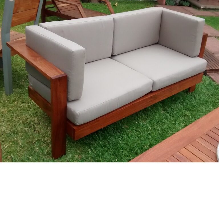 Love seat de madera para jardin- arkideck