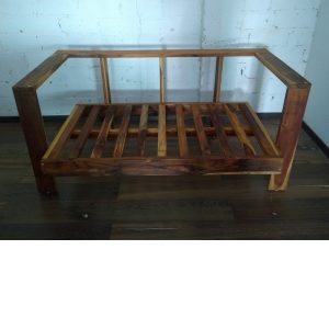 Love seat de madera para jardin- arkideck