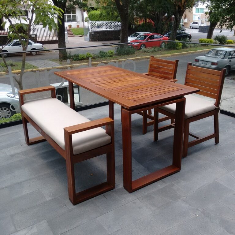 Comedor de madera para terraza- arkideck