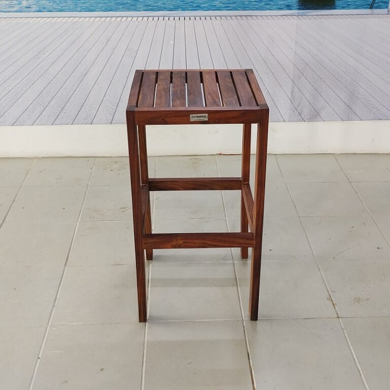 Banco periquero de madera para exterior-arkideck