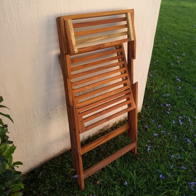 Silla de madera plegable para jardin- arkideck